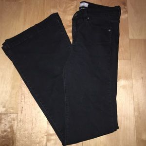 Free People flare black jeans
